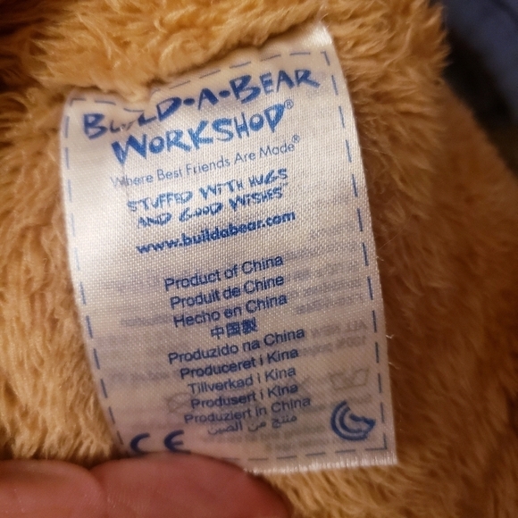 Build A Bear BAB Tan Brown Floppy Ear Bunny Rabbit Plush Stuffed Animal Toy EUC - Picture 6 of 7